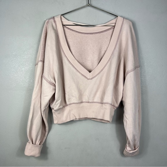 Free People Take Me Back Pullover Sweatshirt - Picture 6 of 8